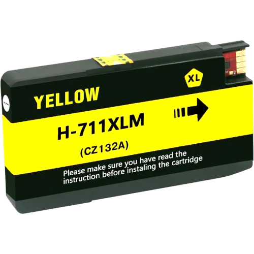 -/ Струйный картридж NV Print 711 (NV-CZ132A) Yellow для HP Designjet T120/T520 (29 мл) совместимый