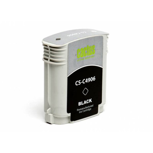 -/ Картридж струйный Cactus CS-C4906 №940XL черный (72мл) для HP DJ Pro 8000/8500