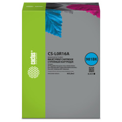 -/ Картридж струйный Cactus CS-L0R16A 981BK черный (465мл) для HP PageWide Enterprise Color 556dn/556xh