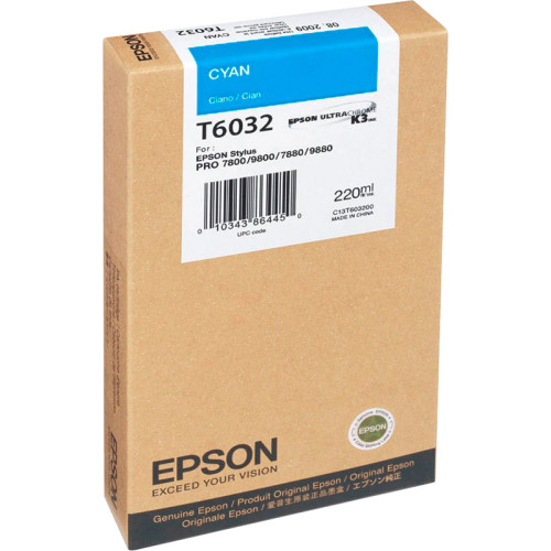 Картридж/ Epson I/C SP-7880/9880 220ml Cyan