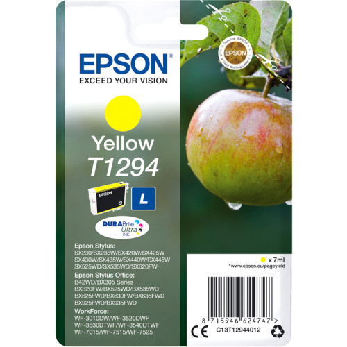 Картридж/ Epson I/C for SX420W/BX305F yellow new