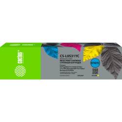 -/ Картридж струйный Cactus CS-L0S31YC 976YC желтый (245мл) для HP PageWide P55250dw/ P57750dw MFP Mana