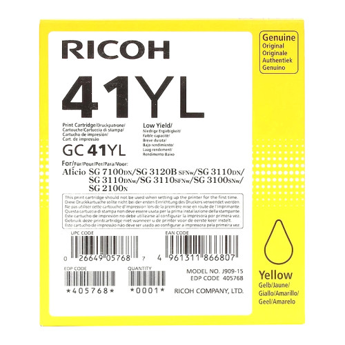 GC 41YL Print Cartridge Yellow