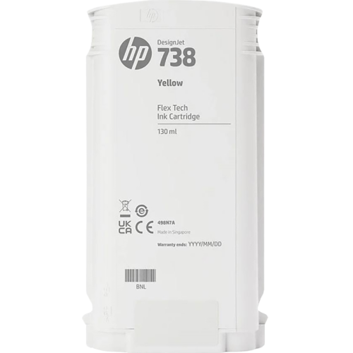 Картридж/ HP 738 130-ml Yellow DesignJet Ink Cartridge