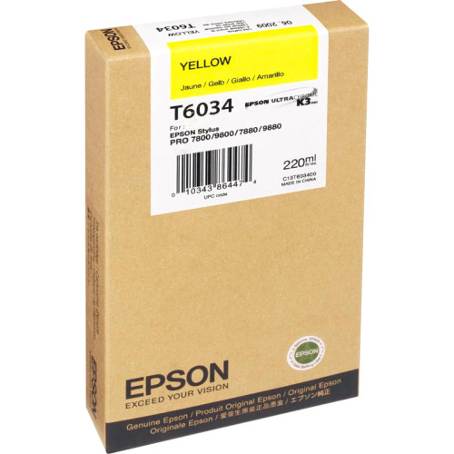 Картридж/ Epson I/C SP-7880/9880 220ml Yellow