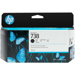 Картридж/ HP 738 130-ml Black DesignJet Ink Cartridge