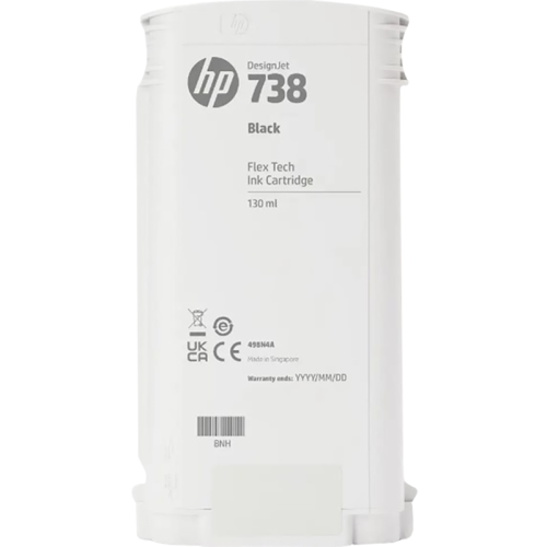 Картридж/ HP 738 130-ml Black DesignJet Ink Cartridge