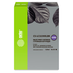 -/ Картридж струйный Cactus CS-LC3239XLBK черный (129мл) для Brother HL-J6000DW/J6100DW