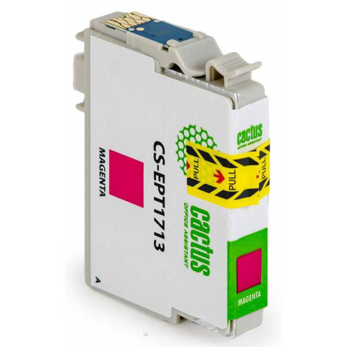 -/ Картридж струйный Cactus CS-EPT1713 17XL пурпурный (10мл) для Epson XP-33/103/203/207/303/306/403/40
