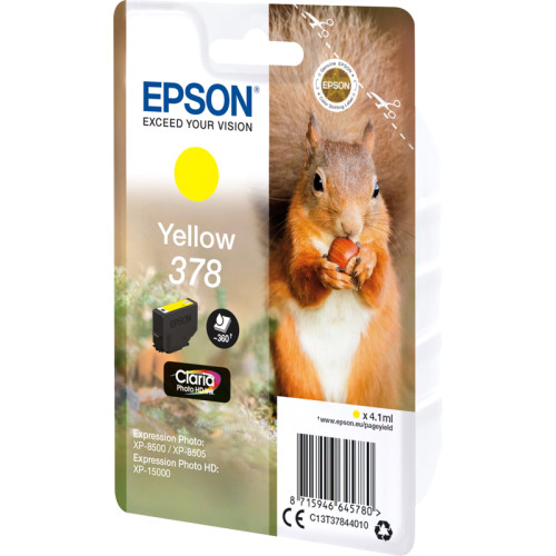 Картридж/ Singlepack Yellow 378 Claria Photo HD Ink