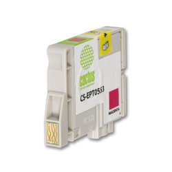-/ Картридж струйный Cactus CS-EPT0553 T0553 пурпурный (10мл) для Epson Stylus RX520/Stylus Photo R240