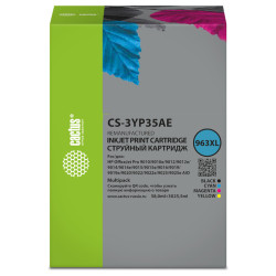-/ Картридж струйный Cactus CS-3YP35AE 963XL многоцветный набор (134.5мл) для HP OJ 9010 Pro AiO/9012/9