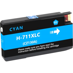 -/ Струйный картридж NV Print 711 (NV-CZ130A) Cyan для HP Designjet T120/T520 (29 мл) совместимый