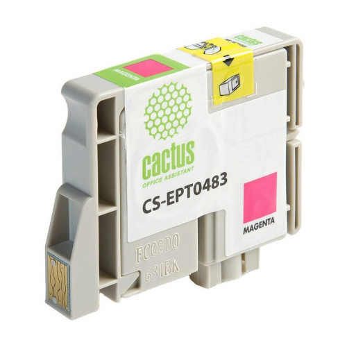 -/ Картридж струйный Cactus CS-EPT0483 T0483 пурпурный (14.4мл) для Epson Stylus Photo R200/R220/R300/R