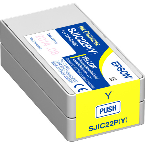 Картридж/ Epson SJIC22P(Y): INK CARTRIDGE FOR TM-C3500