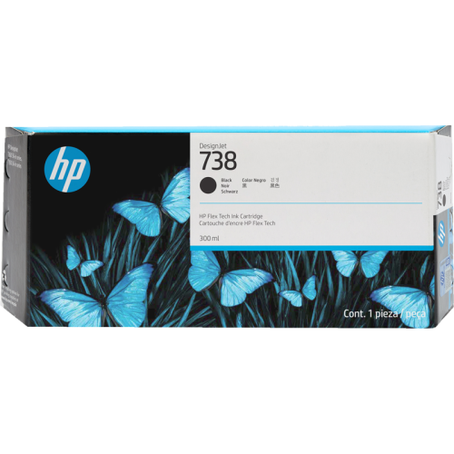 Картридж/ HP 738 300-ml Black DesignJet Ink Cartridge