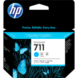 Набор картриджей/ HP 711 3-Pack 29-ml Cyan Ink Cartridge