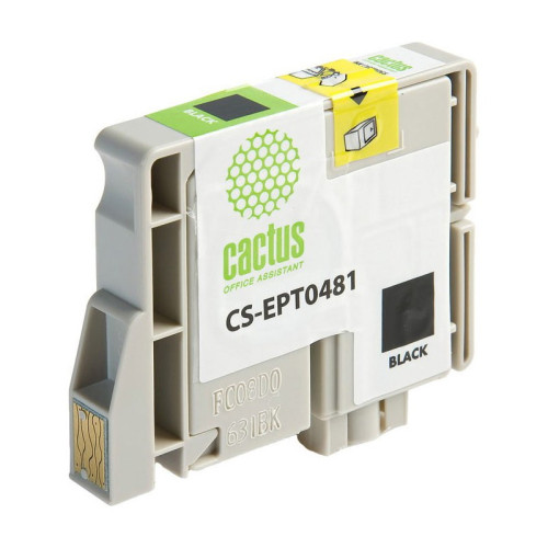 -/ Картридж струйный Cactus CS-EPT0481 T0481 черный (16мл) для Epson Stylus Photo R200/R220/R300/R320/R