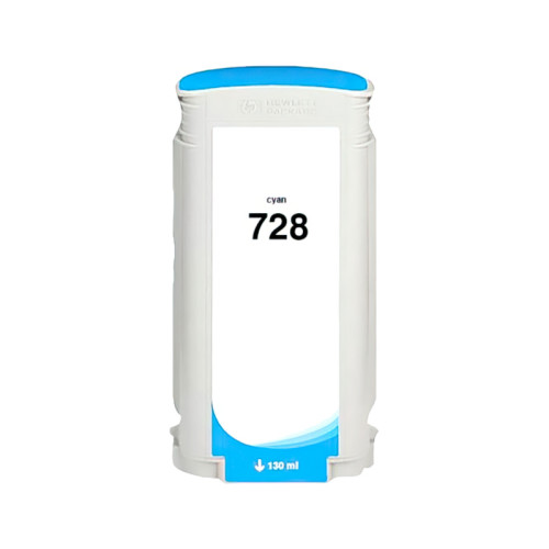 Картридж/ HP 728 Cyan для DesignJet T730/T830 130-ml (F9J67A) White Box With Chip