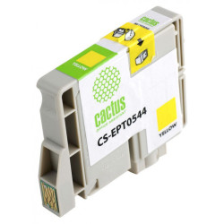 -/ Картридж струйный Cactus CS-EPT0544 T0544 желтый (16.2мл) для Epson Stylus Photo R800/R1800