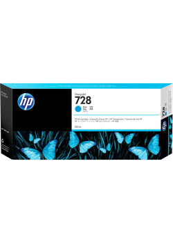 Картридж/ HP 728 300-ml Cyan InkCart