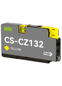 -/ Картридж струйный Cactus CS-CZ132 №711 желтый (26мл) для HP DJ T120/T520