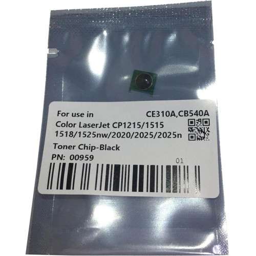 -/ Чип картриджа для HP Color LaserJet CP1215 (CET) Black, (унив.)