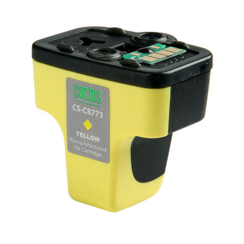 -/ Картридж струйный Cactus CS-C8773 №177 желтый (11.4мл) для HP PS 3213/3313/8253/C5183/C6183/C6283/C7