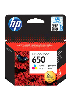 Картридж/ HP 650 Tri-colour Ink Cartridge