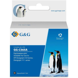 Струйный картридж G&G GG-C565A черный, 72 мл, для HP DesignJet 510