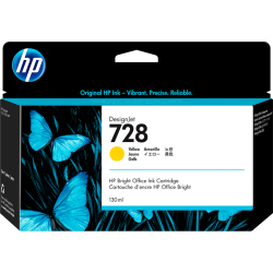 Картридж/ HP 728 130-ml Yellow DesignJet Ink Cartridge