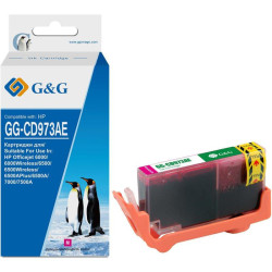 Струйный картридж G&G GG-CD973AE пурпурный, 14.6 мл, для HP Officejet 6000/6500/6500A/7000/7500A