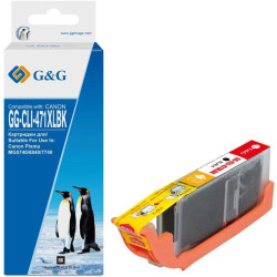 Струйный картридж G&G GG-CLI-471XLBK фото черный, 10.8 мл, для Canon TS5040/MG5740/MG6840/MG7740
