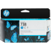 Картридж/ HP 738 130-ml Cyan DesignJet Ink Cartridge