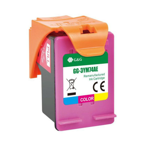 Струйный картридж G&G GG-3YM74AE 653 многоцветный, 18 мл, для HP DeskJet Plus Ink Advantage 6075/6475