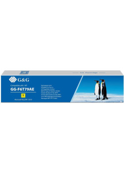 Струйный картридж G&G GG-F6T79AE 913A желтый, 55 мл, для HP PW 352dw/377dw/Pro 477dw/452dw