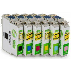-/ Картридж струйный Cactus CS-EPT0807 черный/желтый/голубой/пурпурный/светло-голубой/светло-пурпурный