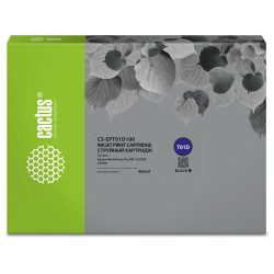 -/ Картридж струйный Cactus CS-EPT01D100 T01D1 черный (860мл) для Epson WorkForce Pro WF-C529R/C529RDTW
