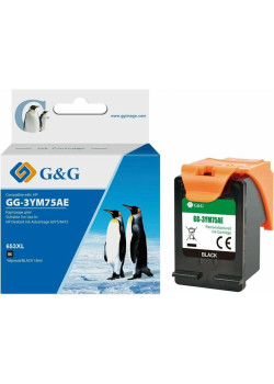 Струйный картридж G&G GG-3YM75AE 653 черный, 6 мл, для HP DeskJet Plus Ink Advantage 6075/6475