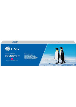 Струйный картридж G&G GG-C13T944340 пурпурный, 45 мл, для Epson WorkForce Pro WF-C5290DW/WF-C5790DWF