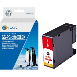 Струйный картридж G&G GG-PGI-2400XLBK черный, 74.6 мл, для Canon Maxify iB4040/iB4140/МВ5040/MB5140/МВ5340/MB5440