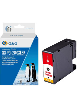 Струйный картридж G&G GG-PGI-2400XLBK черный, 74.6 мл, для Canon Maxify iB4040/iB4140/МВ5040/MB5140/МВ5340/MB5440