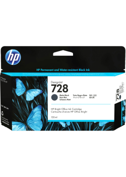 Картридж/ HP 728 130-ml Matte Black DesignJet Ink Cartridge