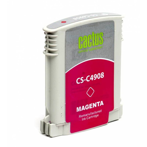 -/ Картридж струйный Cactus CS-C4908 №940XL пурпурный (30мл) для HP DJ Pro 8000/8500