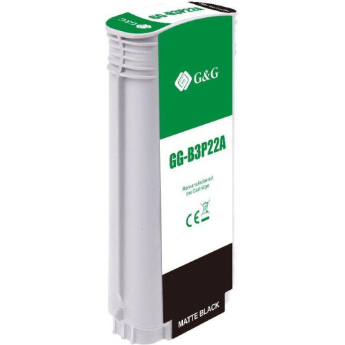 Струйный картридж G&G GG-B3P22A №727 черный матовый, 130 мл, для HP DesignJet T920/T1500/T2530