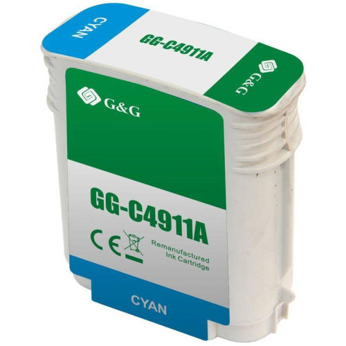 Струйный картридж G&G GG-C4911A № 82 голубой, 72 мл, для HP DeskJet 500/800C Струйный картридж G&G GG-C4911A № 82 голубой, 72 мл, для HP DeskJet 500/800C