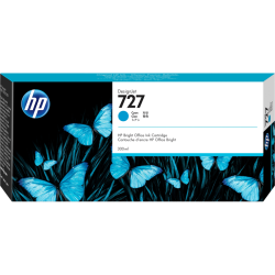Картридж/ HP 727 300-ml Cyan DesignJet Ink Cartridge