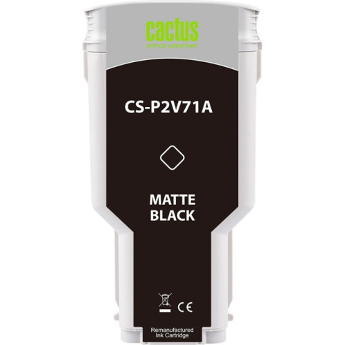 Струйный картридж Cactus 730 черный матовый, 300 мл, для HP Designjet T1600/1700/2600 (CS-P2V71A) Струйный картридж Cactus 730 черный матовый, 300 мл, для HP Designjet T1600/1700/2600 (CS-P2V71A)
