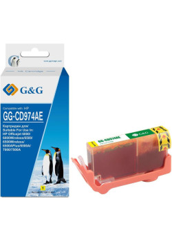 Струйный картридж G&G GG-CD974AE желтый, 14.6 мл, для HP Officejet 6000/6500/6500A/7000/7500A