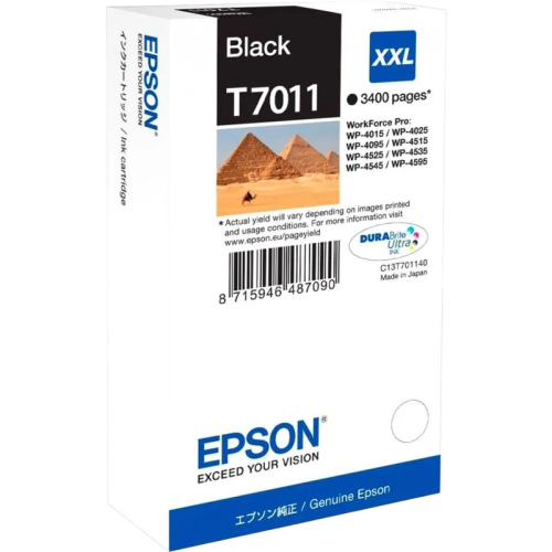 Картридж/ Epson WP 4000/4500 Series Ink XXL Cartridge Black 3.4k